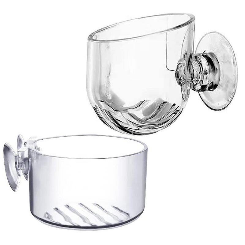 Aquarium Plant Seeds - Aquarium-Pflanztopf, Glaszylinderbecher mit Saugnäpfen, Wasserpflanzenbecher, dekoratives