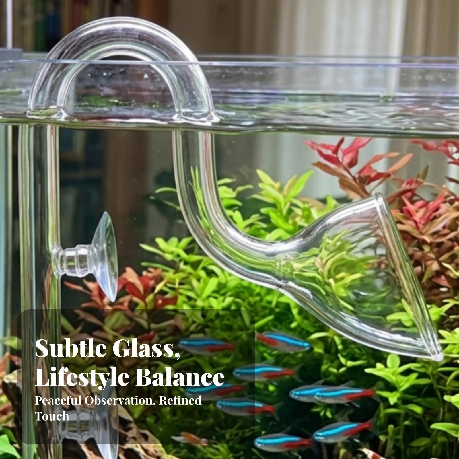 Aquarium Planted Tank - Aquarium-Filter Ein- und Auslass Transparentes Aquarium
