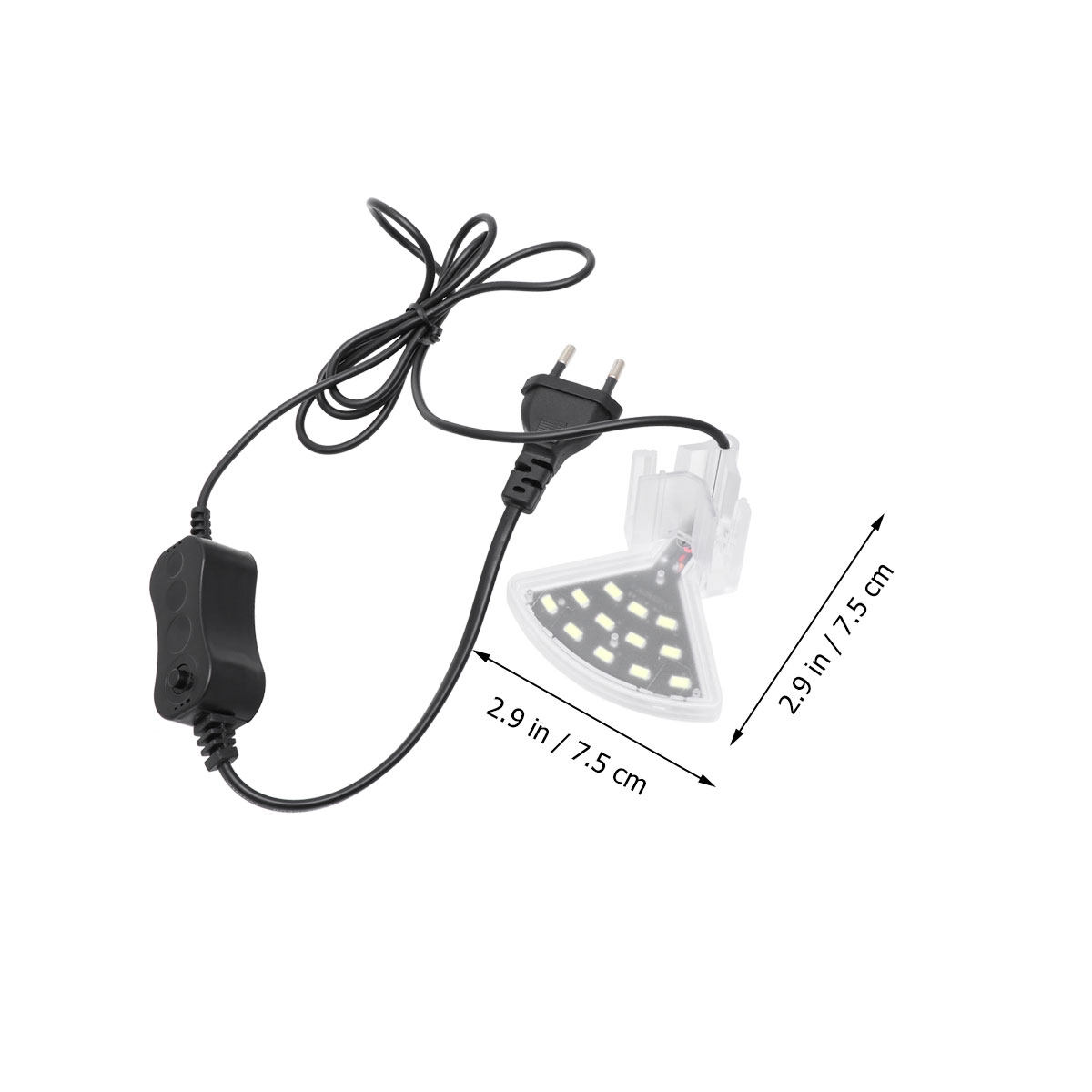Aquarium Planted Tank - 5V USB-betriebene Clip-Aquariumbeleuchtung für Fischbecken, Pflanzen,