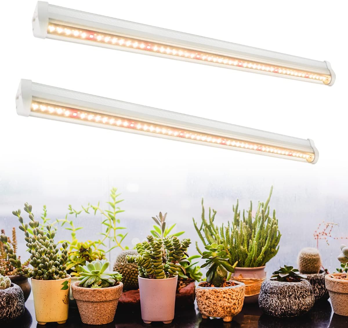 Aquarium Plant Seeds - LED-Pflanzenlampe Vollspektrum AC85-265V Warmweiß Wachstumsbeleuchtung für