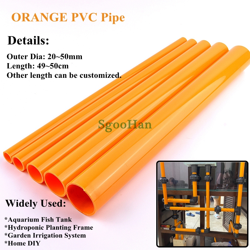 Aquarium Planted Tank - 2 stücke Orange OD 20 ~